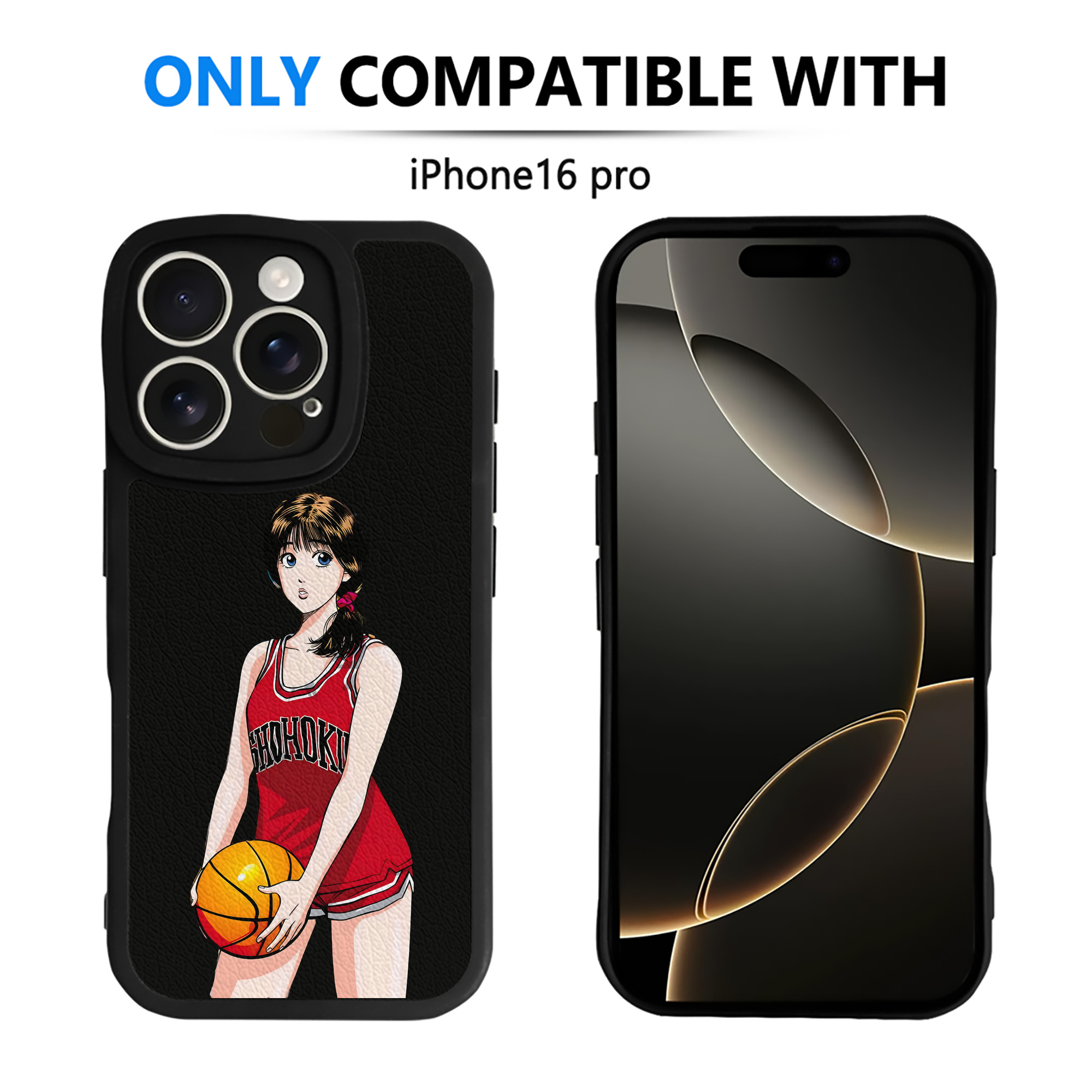 （画像用） SLAM DUNK／スラムダンク 【iPhone 16シリーズ対応】シリコンスマホケース（レザー調） 材質：シリコン
